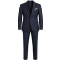 Tailored Navy Wool Suit | VOUNKINS