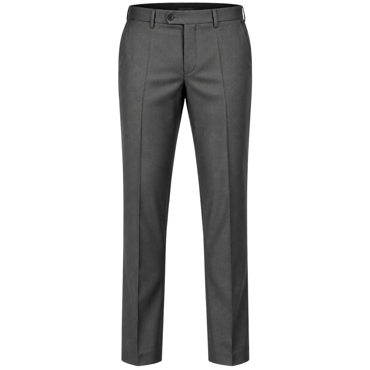 Tailored Grey Wool-Blend Trousers | VOUNKINS