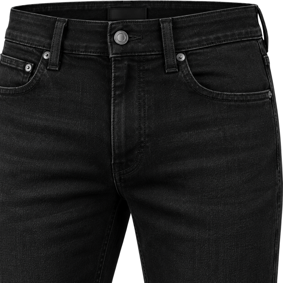 Slim-Fit Black Stretch Denim Jeans | VOUNKINS