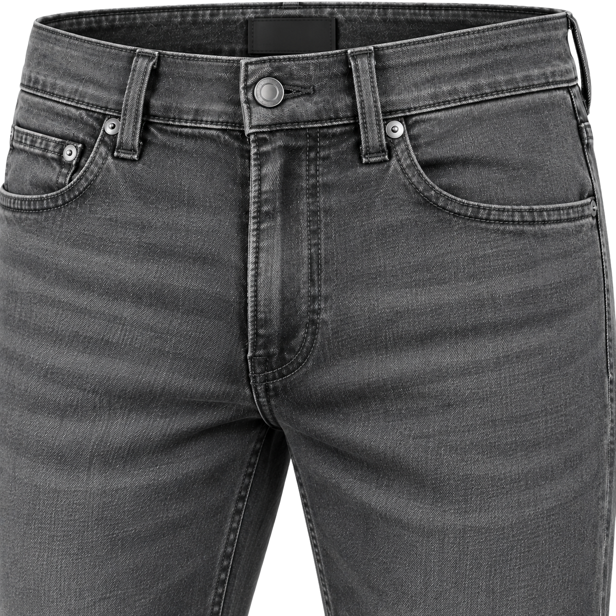 Slim-Fit Washed Grey Denim Jeans | VOUNKINS