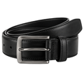 Full-Grain Black Leather Belt | VOUNKINS