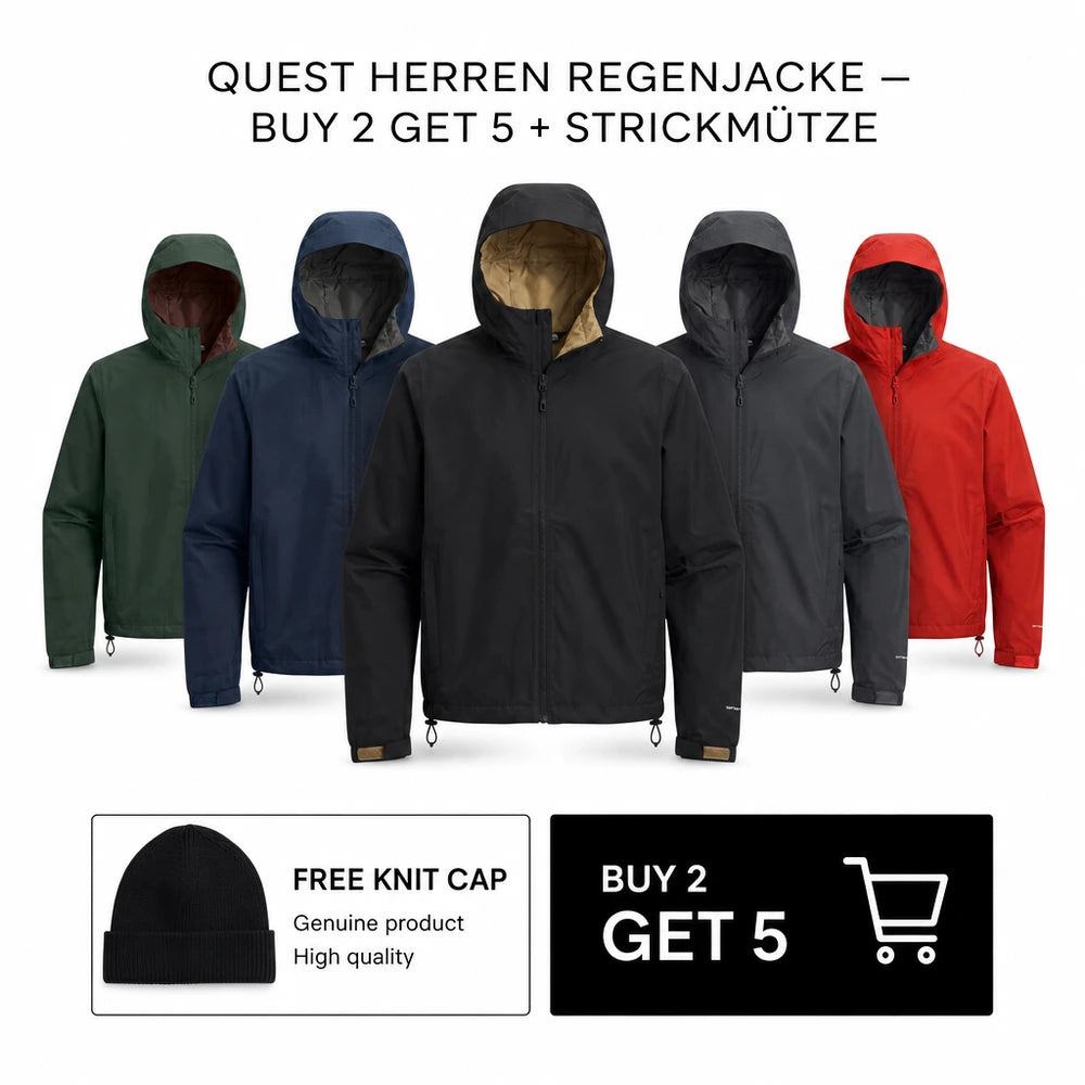 QUEST HERREN REGENJACKE